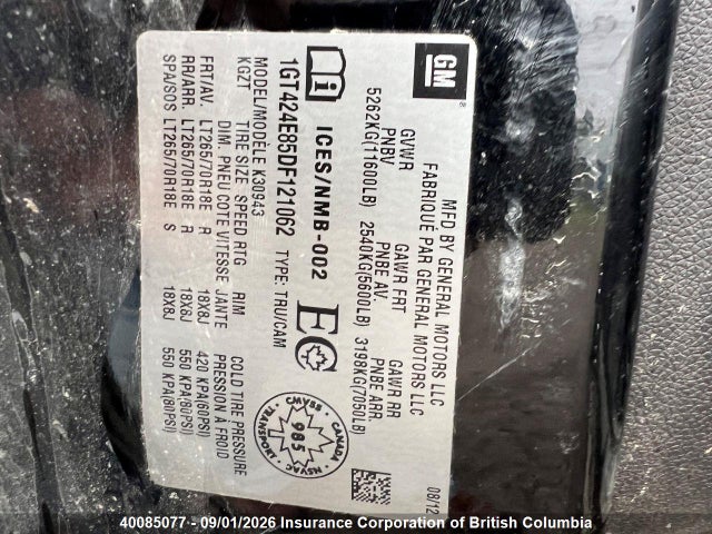Aukcja sprzedaży 2013 Gmc Sierra K3500 Slt, vin: 1GT424E85DF121062, numer aukcji: 40085077