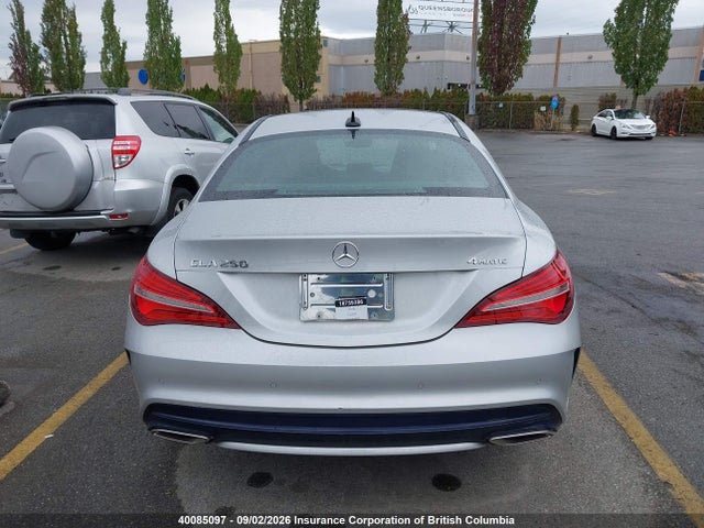 2018 Mercedes-benz Cla 250 4matic მანქანა იყიდება აუქციონზე, vin: WDDSJ4GB5JN505658, აუქციონის ნომერი: 40085097