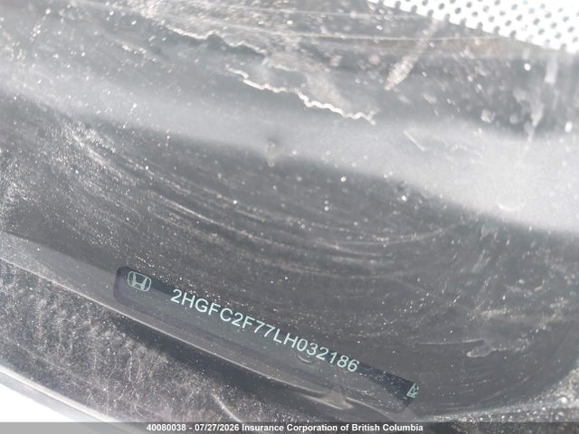 2HGFC2F77LH032186 Honda CIVIC EX