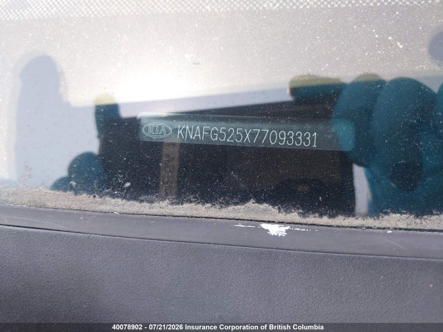 Продаж на аукціоні авто 2007 Kia Rondo Lx/ex, vin: KNAFG525X77093331, номер лоту: 40078902