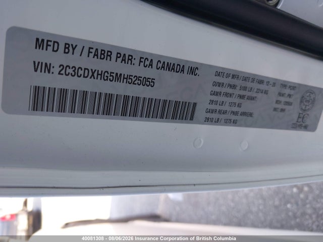 Dodge CHARGER GT 2021 2C3CDXHG5MH525055 Image 9