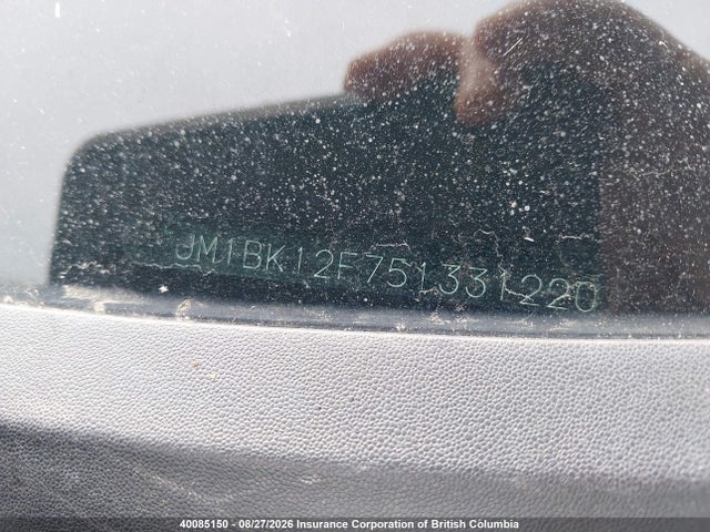 Aukcja sprzedaży 2005 Mazda Mazda3 Gs/gx, vin: JM1BK12F751331220, numer aukcji: 40085150