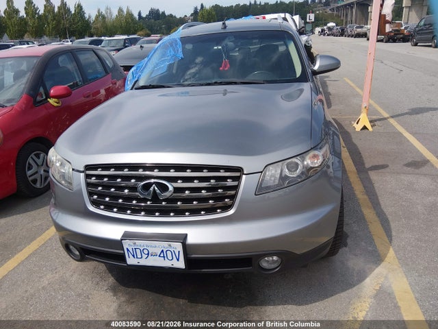 40083590 :رقم المزاد ، JNRBS08W55X401084 vin ، 2005 Infiniti Fx45 مزاد بيع