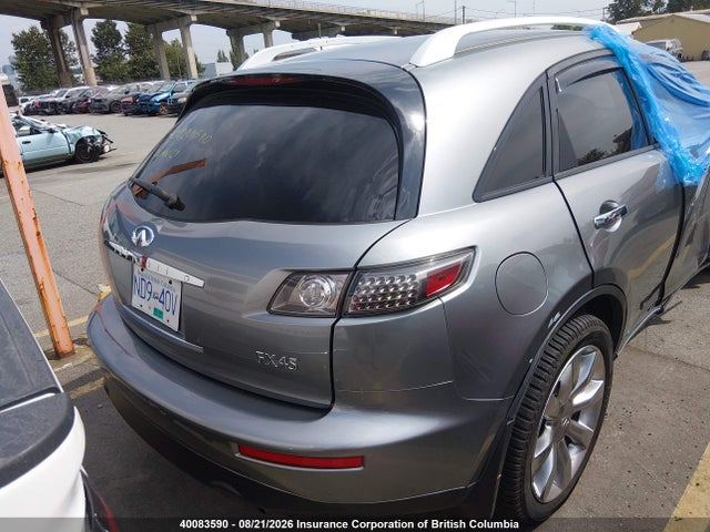 40083590 :رقم المزاد ، JNRBS08W55X401084 vin ، 2005 Infiniti Fx45 مزاد بيع