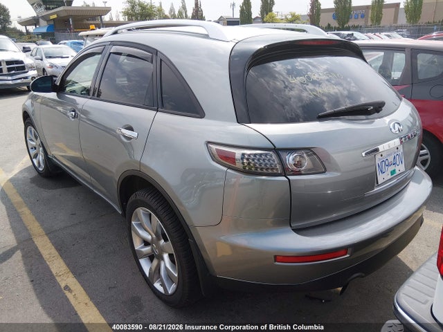 40083590 :رقم المزاد ، JNRBS08W55X401084 vin ، 2005 Infiniti Fx45 مزاد بيع