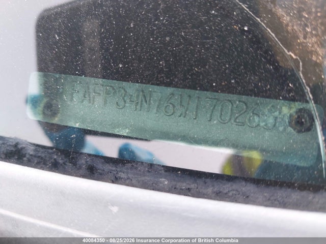 Продажа на аукционе авто 2006 Ford Focus Zx4, vin: 1FAFP34N76W170266, номер лота: 40084350