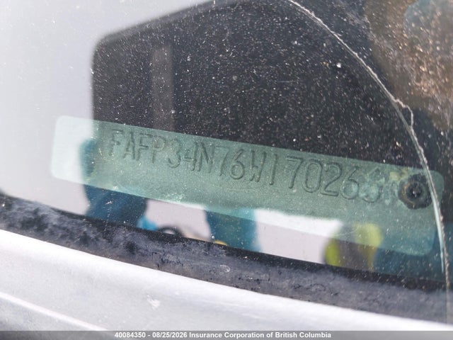 Продажа на аукционе авто 2006 Ford Focus Zx4, vin: 1FAFP34N76W170266, номер лота: 40084350