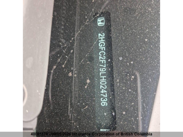 2HGFC2F79LH024736 Honda Civic