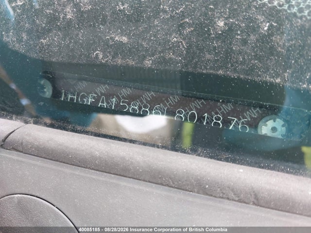 Продажа на аукционе авто 2006 Honda Civic, vin: 1HGFA15886L801876, номер лота: 40085185