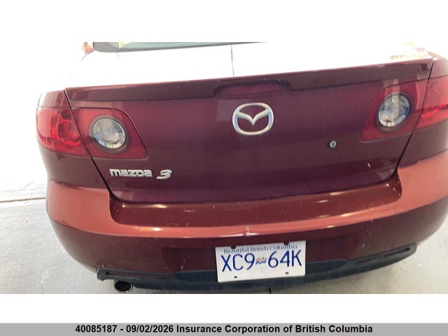 Aukcja sprzedaży 2006 Mazda 3 I, vin: JM1BK12F061501032, numer aukcji: 40085187