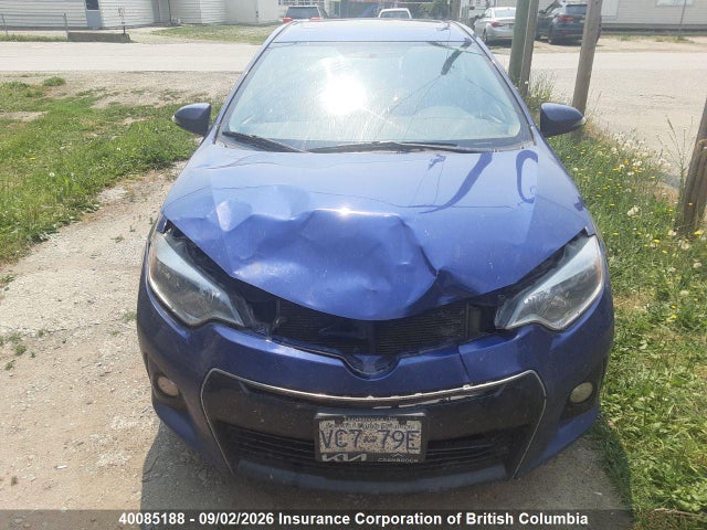 2T1BURHEXGC598275 Toyota Corolla S