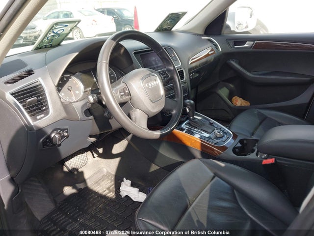 2012 Audi Q5 Premium Plus მანქანა იყიდება აუქციონზე, vin: WA1LFAFP8CA073924, აუქციონის ნომერი: 40080468