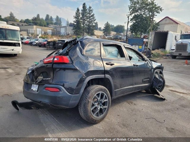 Aukcja sprzedaży 2016 Jeep Cherokee Sport, vin: 1C4PJMAB8GW331225, numer aukcji: 40085190