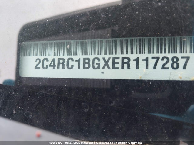 2C4RC1BGXER117287 Chrysler Town &amp; Country Touring