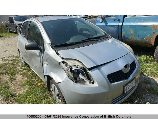 40085200 :رقم المزاد ، JTDKT923075059008 vin ، 2007 Toyota Yaris مزاد بيع