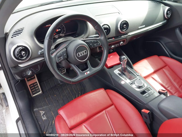 Aukcja sprzedaży 2017 Audi S3, vin: WAUF1GFF9H1021279, numer aukcji: 40085219