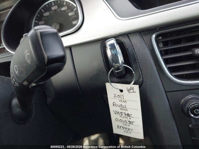 Aukcja sprzedaży 2011 Audi A5, vin: WAULFAFH2BN001085, numer aukcji: 40085223