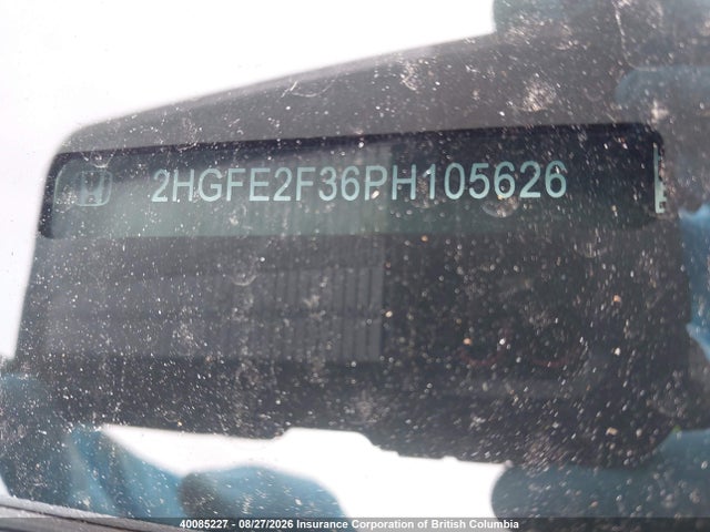 Honda Civic 2023 2HGFE2F36PH105626 Image 20