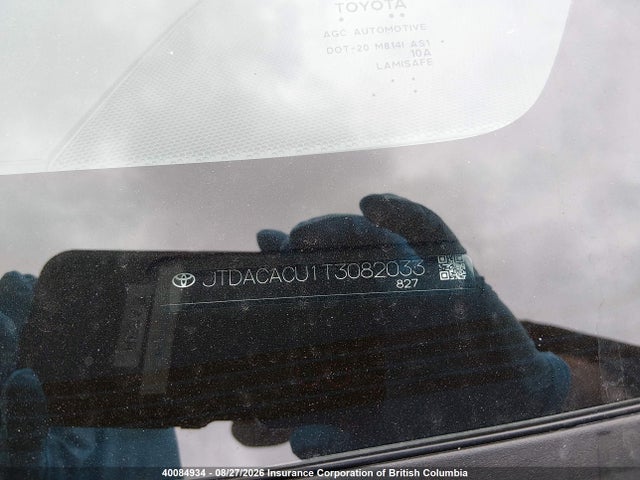 JTDACACU1T3082033 Toyota Prius Se/xse/xse Premium/night Shade