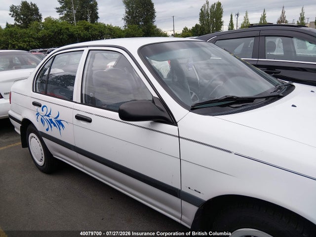 1994 Toyota Tercel Dx მანქანა იყიდება აუქციონზე, vin: JT2EL43E6R0447997, აუქციონის ნომერი: 40079700