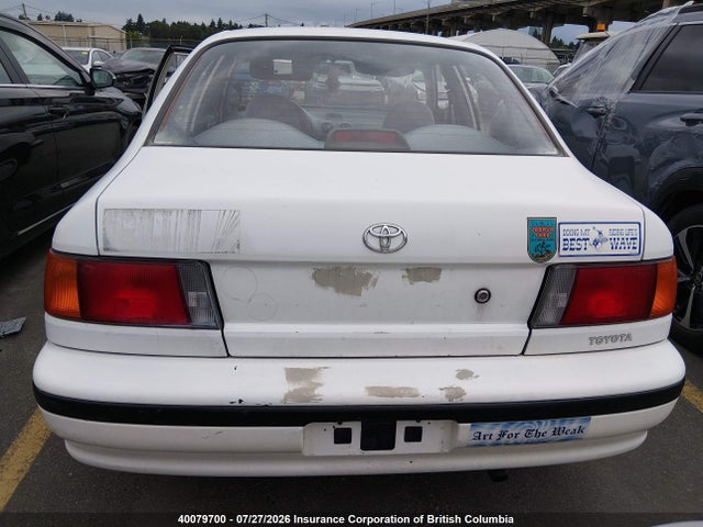 1994 Toyota Tercel Dx მანქანა იყიდება აუქციონზე, vin: JT2EL43E6R0447997, აუქციონის ნომერი: 40079700