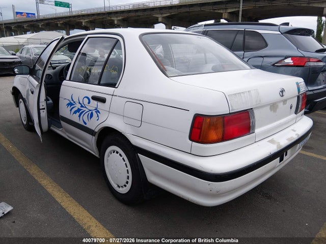 1994 Toyota Tercel Dx მანქანა იყიდება აუქციონზე, vin: JT2EL43E6R0447997, აუქციონის ნომერი: 40079700