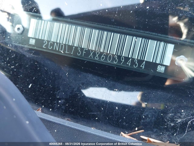 Aukcja sprzedaży 2008 Chevrolet Equinox Ls, vin: 2CNDL13FX86039434, numer aukcji: 40085265