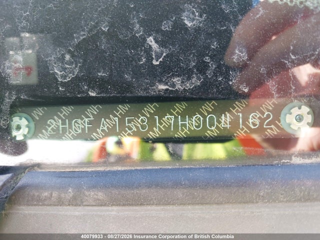 Aukcja sprzedaży 2007 Honda Civic Dx, vin: 2HGFA15317H004162, numer aukcji: 40079933
