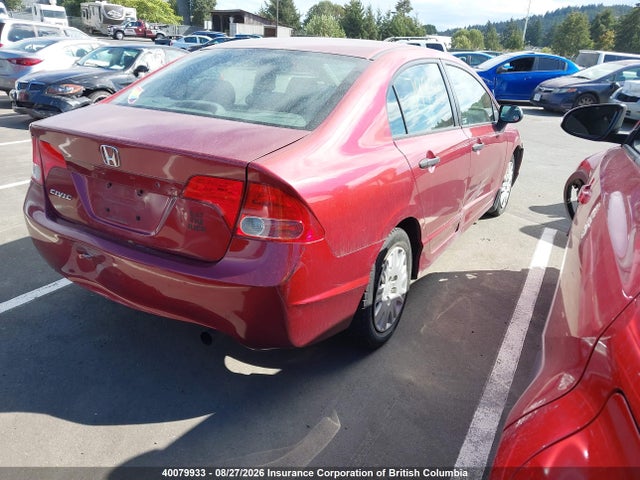 Aukcja sprzedaży 2007 Honda Civic Dx, vin: 2HGFA15317H004162, numer aukcji: 40079933