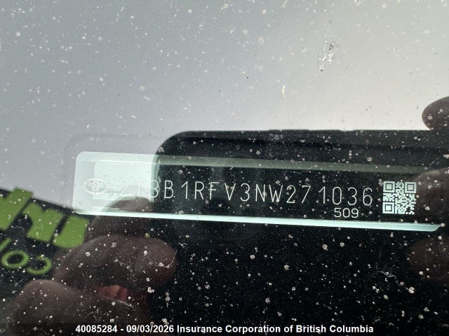2T3B1RFV3NW271036 Toyota RAV4