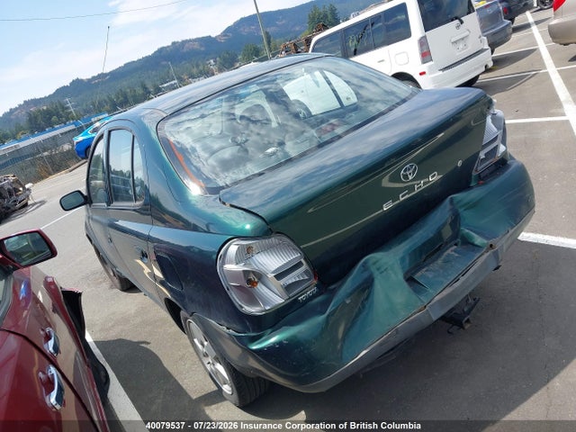2000 Toyota Echo მანქანა იყიდება აუქციონზე, vin: JTDBT1237Y0059491, აუქციონის ნომერი: 40079537