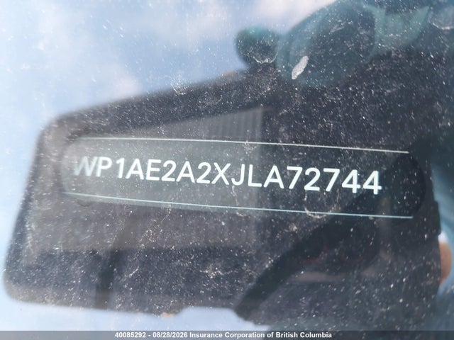 WP1AE2A2XJLA72744 Porsche Cayenne Se Hybrid/platinum