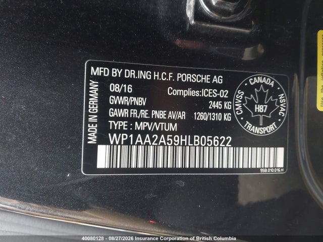 Porsche Macan 2017 WP1AA2A59HLB05622 Image 19