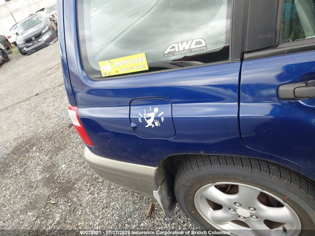 Aukcja sprzedaży 2001 Subaru Forester S, vin: JF1SF65531H710713, numer aukcji: 40079901