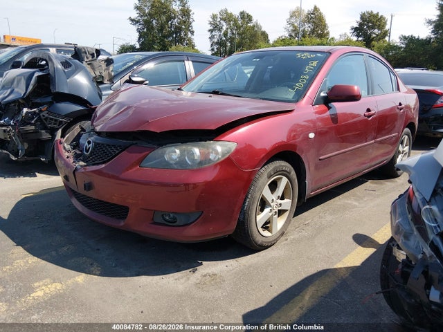 40084782 :رقم المزاد ، JM1BK12F061496821 vin ، 2006 Mazda 3 I مزاد بيع