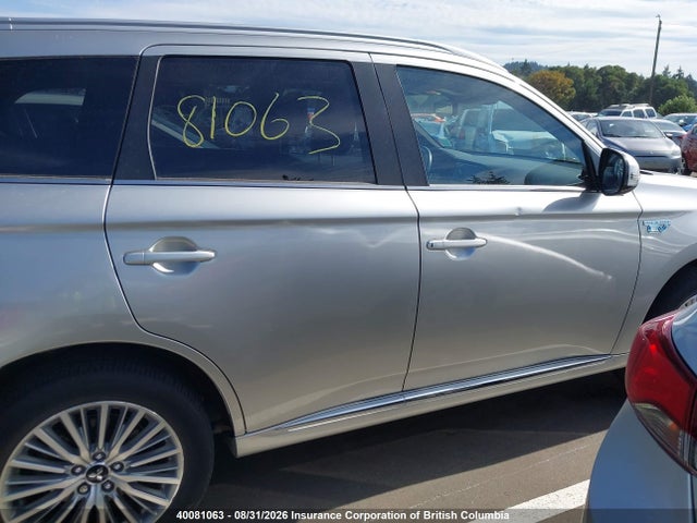 2019 Mitsubishi Outlander Sel/gt მანქანა იყიდება აუქციონზე, vin: JA4J24A53KZ608541, აუქციონის ნომერი: 40081063