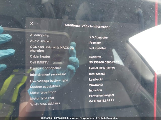 Tesla MODEL 3 2018 5YJ3E1EB1JF107592 Image 7