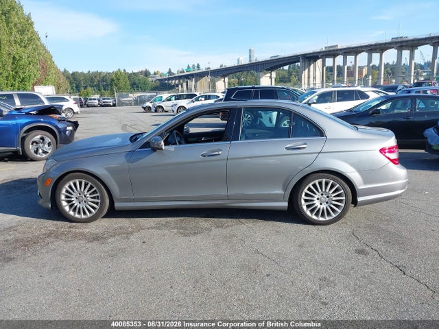 40085353 :رقم المزاد ، WDDGF8FB2AF461063 vin ، 2010 Mercedes-benz C 250 4matic مزاد بيع