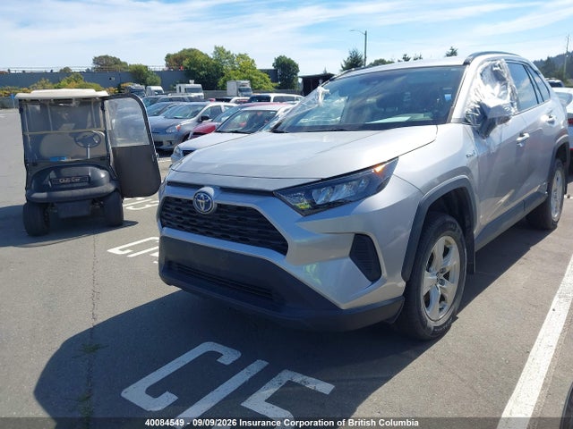 40084549 :رقم المزاد ، 2T3BWRFVXKW009883 vin ، 2019 Toyota Rav4 Hybrid Le مزاد بيع