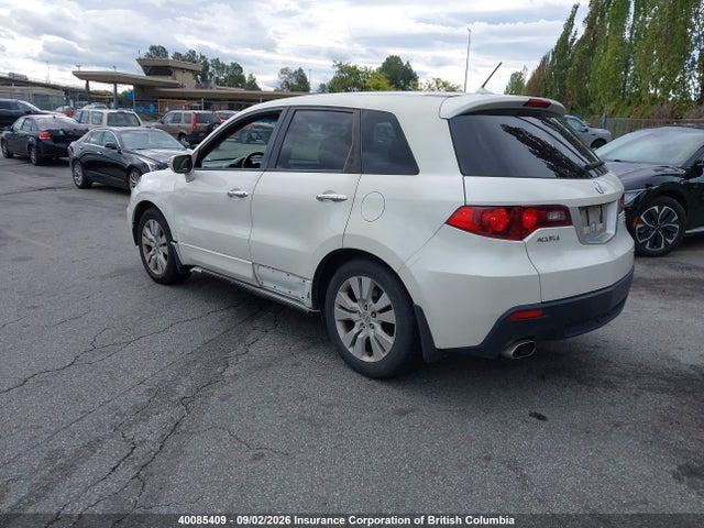 40085409 :رقم المزاد ، 5J8TB1H52AA801507 vin ، 2010 Acura Rdx مزاد بيع