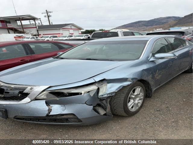 40085420 :رقم المزاد ، 19UUA86589A801350 vin ، 2009 Acura Tl مزاد بيع
