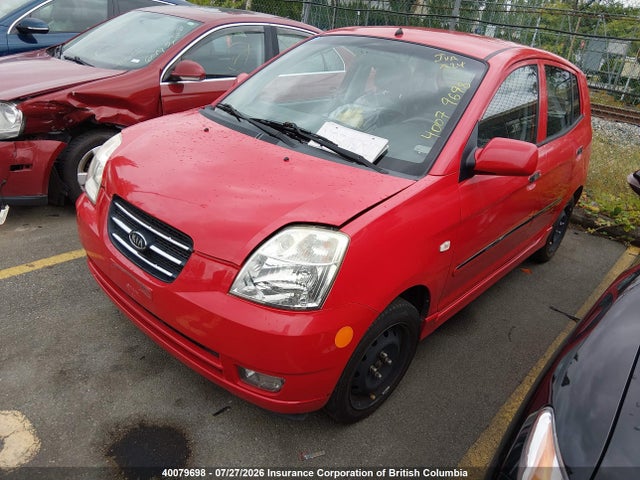 2008 Kia Morning მანქანა იყიდება აუქციონზე, vin: KNABA24438T549132, აუქციონის ნომერი: 40079698