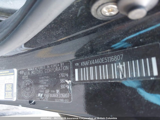 KIA Forte 2014 KNAFX4A60E5116807 Image 9