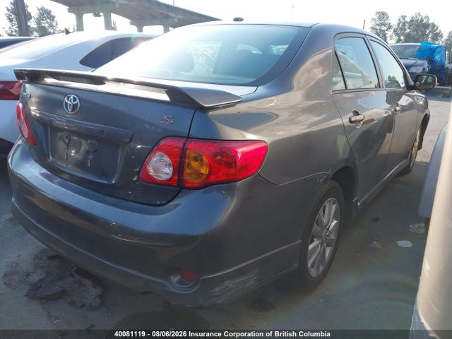 Aukcja sprzedaży 2009 Toyota Corolla S/le/xle, vin: 2T1BU40E59C095772, numer aukcji: 40081119