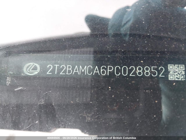 40085505 :رقم المزاد ، 2T2BAMCA6PC028852 vin ، 2023 Lexus Rx 350 مزاد بيع