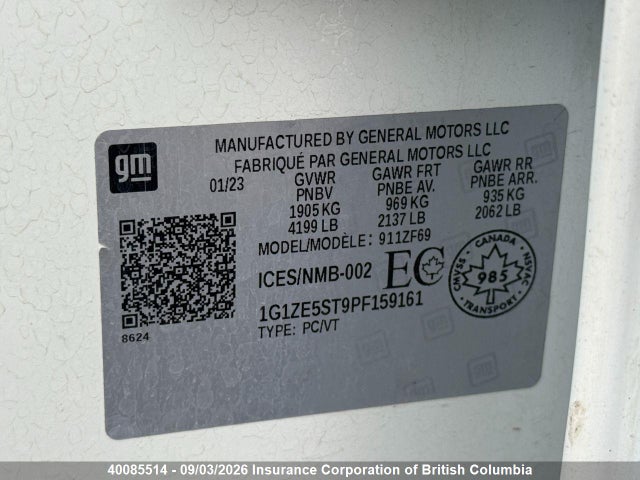 Chevrolet Malibu Premier 2023 1G1ZE5ST9PF159161 Image 30