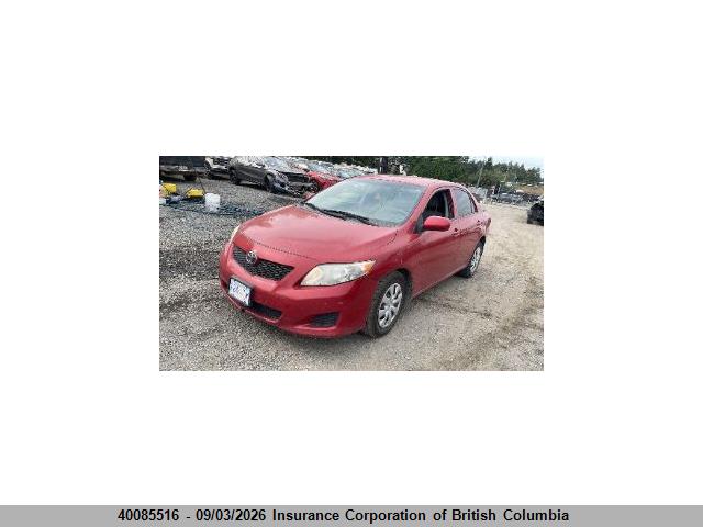 40085516 :رقم المزاد ، 2T1BU4EE2AC373167 vin ، 2010 Toyota Corolla Ce مزاد بيع