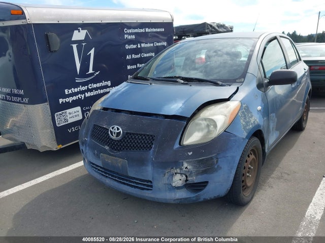 2008 Toyota Yaris მანქანა იყიდება აუქციონზე, vin: JTDKT923X85217405, აუქციონის ნომერი: 40085520