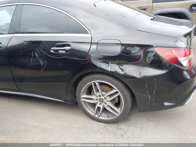 2018 Mercedes-benz Cla 250 4matic მანქანა იყიდება აუქციონზე, vin: WDDSJ4GB7JN572018, აუქციონის ნომერი: 40085521