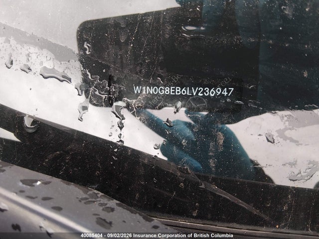 Aukcja sprzedaży 2020 Mercedes-benz Glc 300 4matic, vin: W1N0G8EB6LV236947, numer aukcji: 40085404